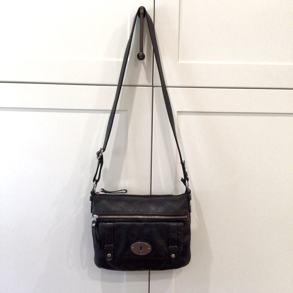 Fossil Maddox Crossbody Purse Black